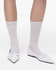 Marc Jacobs New - The Kat Ballerina Bright White