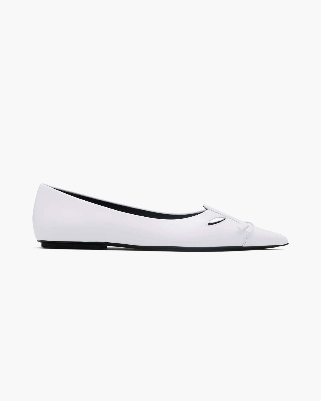 Marc Jacobs New - The Kat Ballerina Bright White