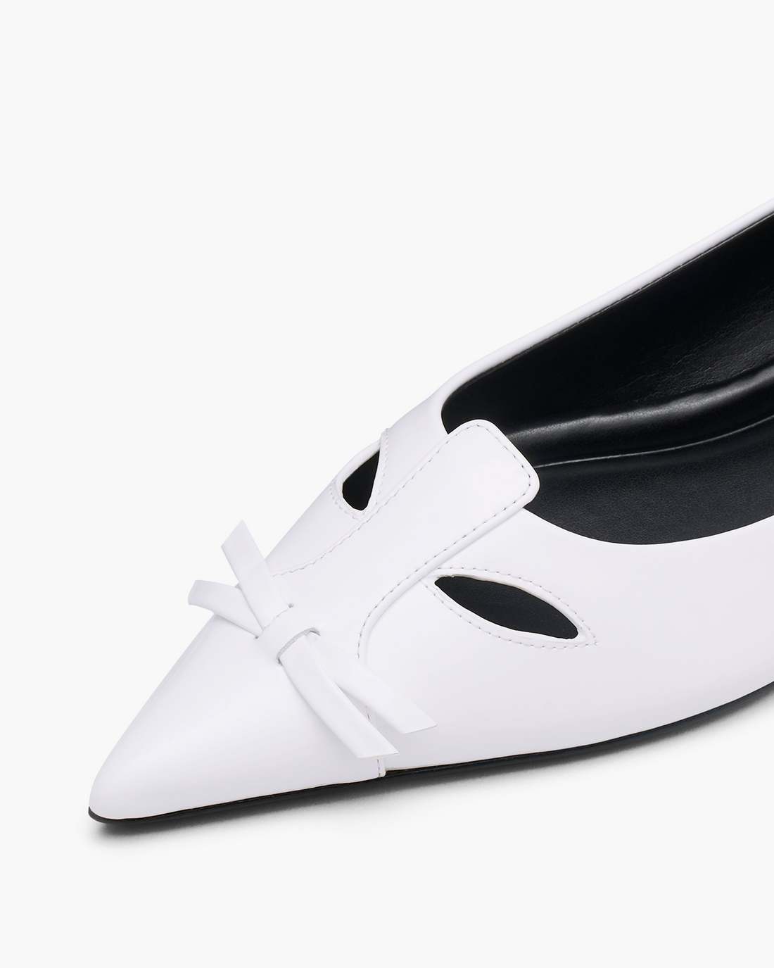 Marc Jacobs New - The Kat Ballerina Bright White