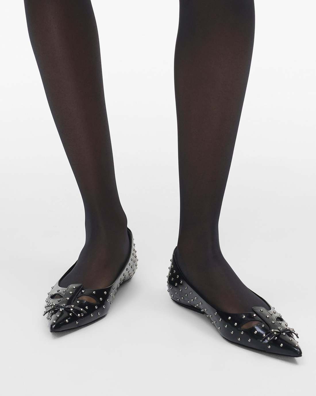 Marc Jacobs Online - The Glam Studs Kat Ballerina Black