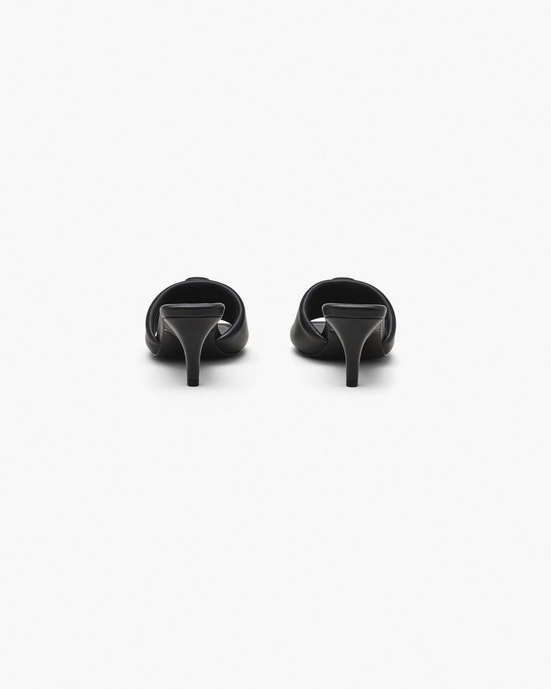 Marc Jacobs Sale - The Leather J Marc Heeled Sandal Black