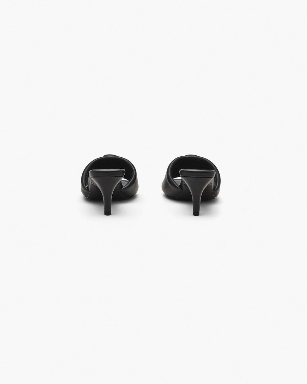 Marc Jacobs Sale - The Leather J Marc Heeled Sandal Black
