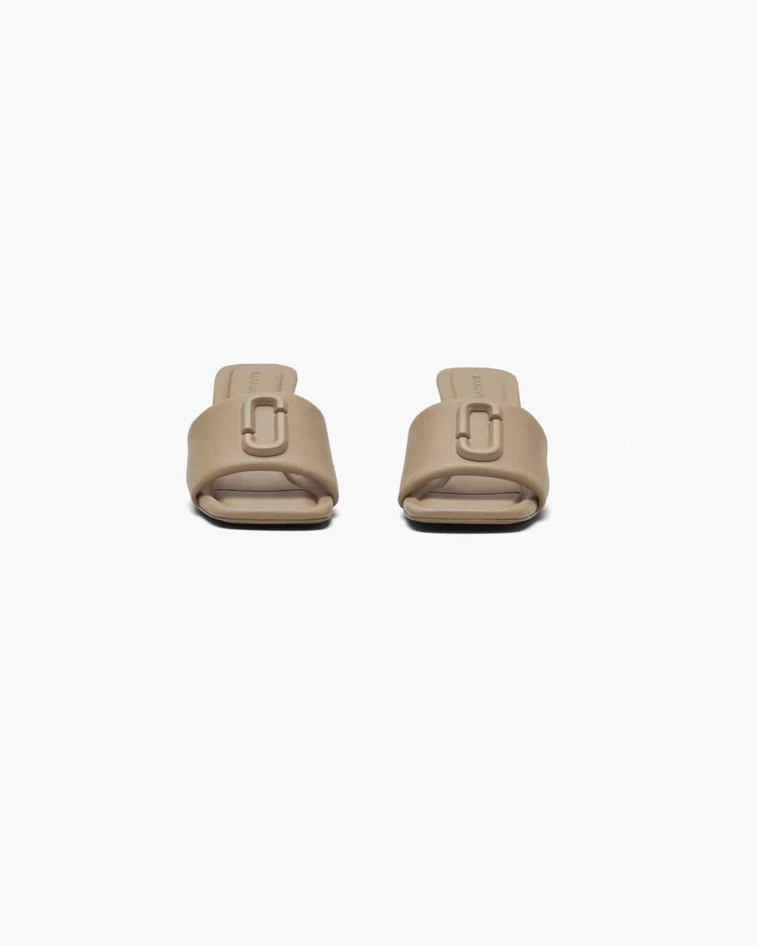 Marc Jacobs Discount - The Leather J Marc Heeled Sandal Camel
