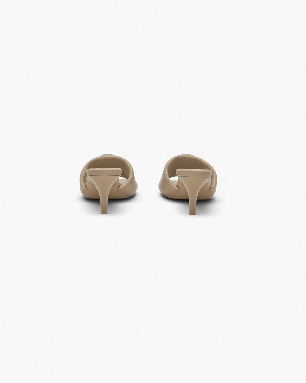 Marc Jacobs Discount - The Leather J Marc Heeled Sandal Camel