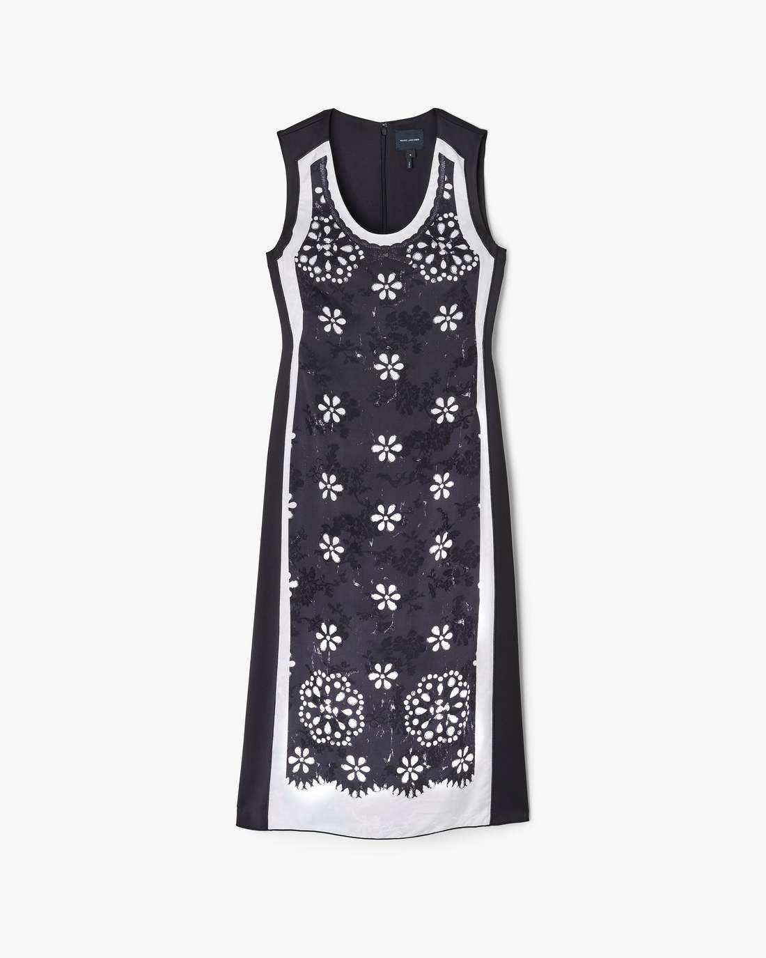 Marc Jacobs Outlet - Trompe L'Oeil Eyelet Dress Black/White