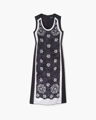 Marc Jacobs Outlet - Trompe L'Oeil Eyelet Dress Black/White