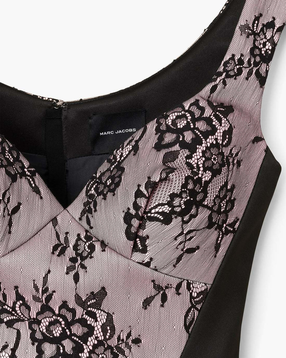 Marc Jacobs Sale - Sculpted Lace Shadow Dress Black Multi