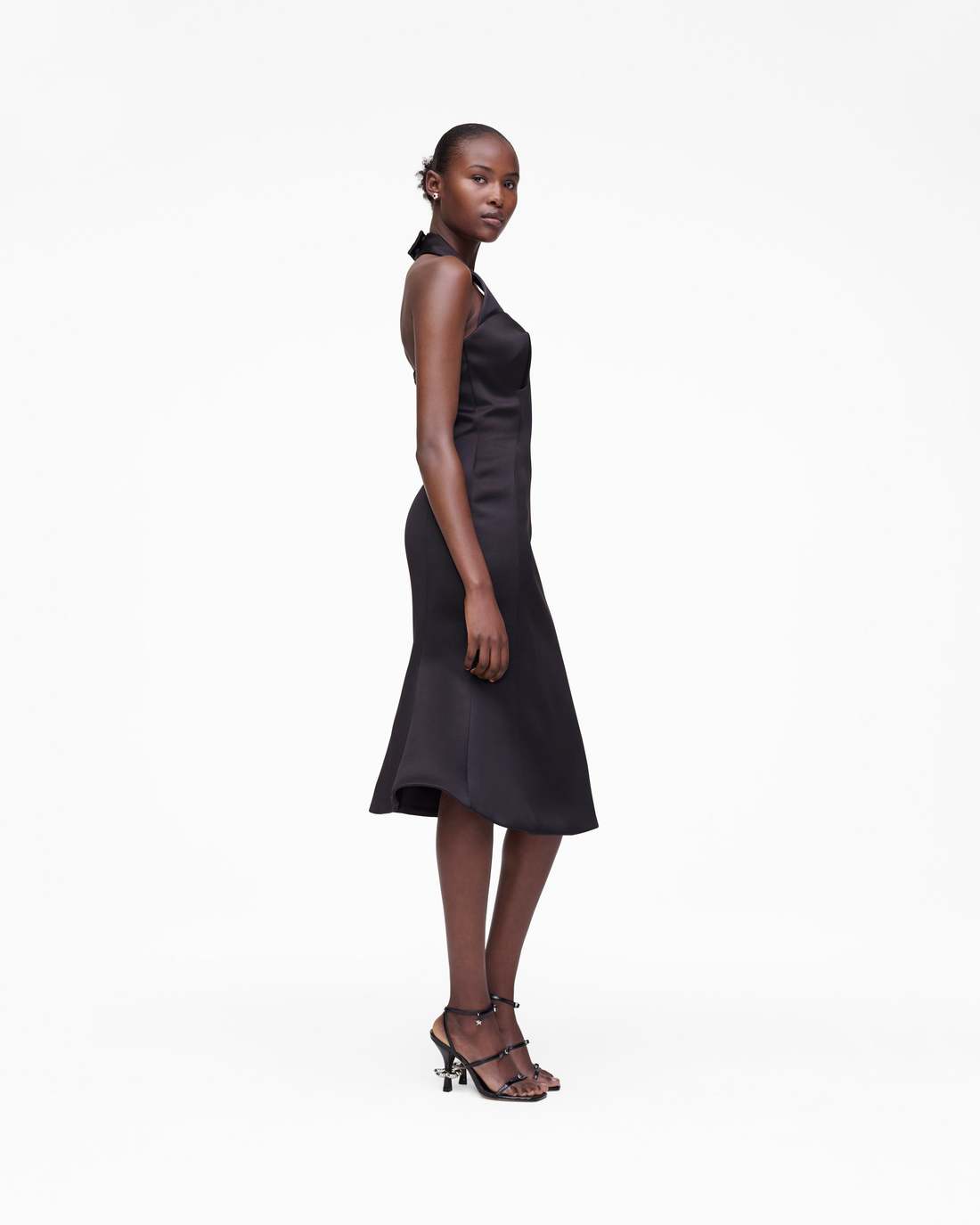 Marc Jacobs For Sale - Sculpted Satin Halter Dress Black