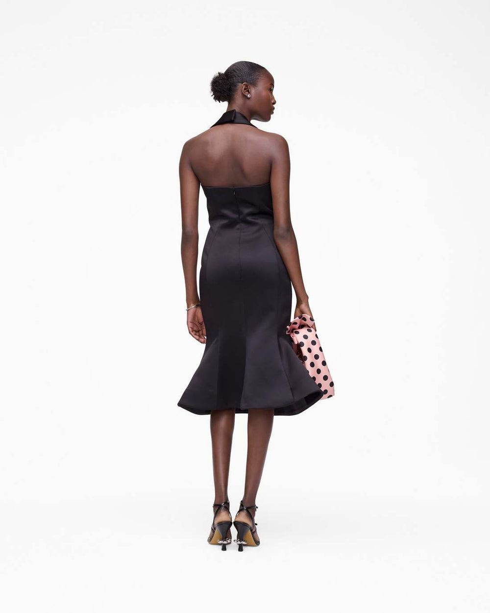 Marc Jacobs For Sale - Sculpted Satin Halter Dress Black