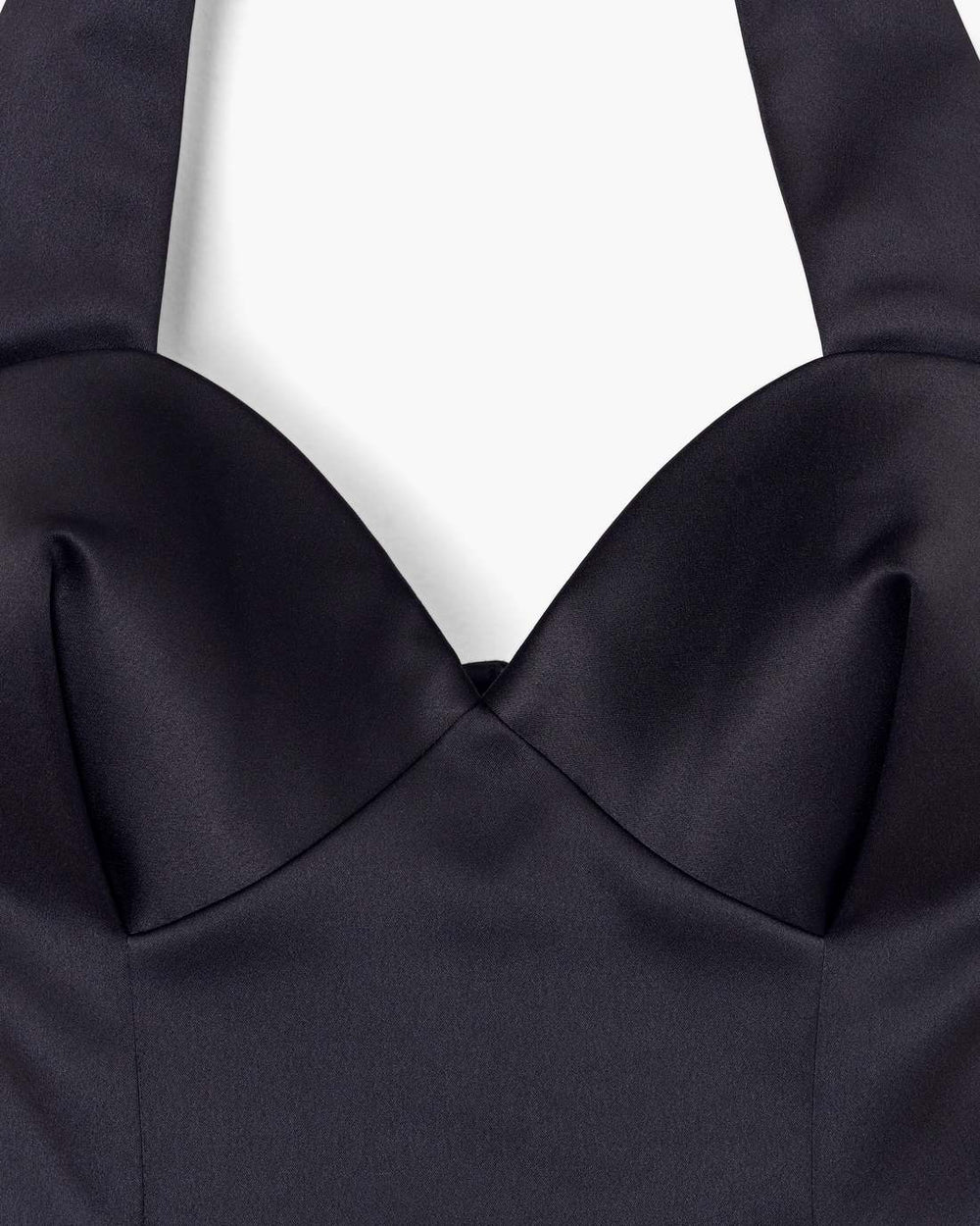 Marc Jacobs For Sale - Sculpted Satin Halter Dress Black