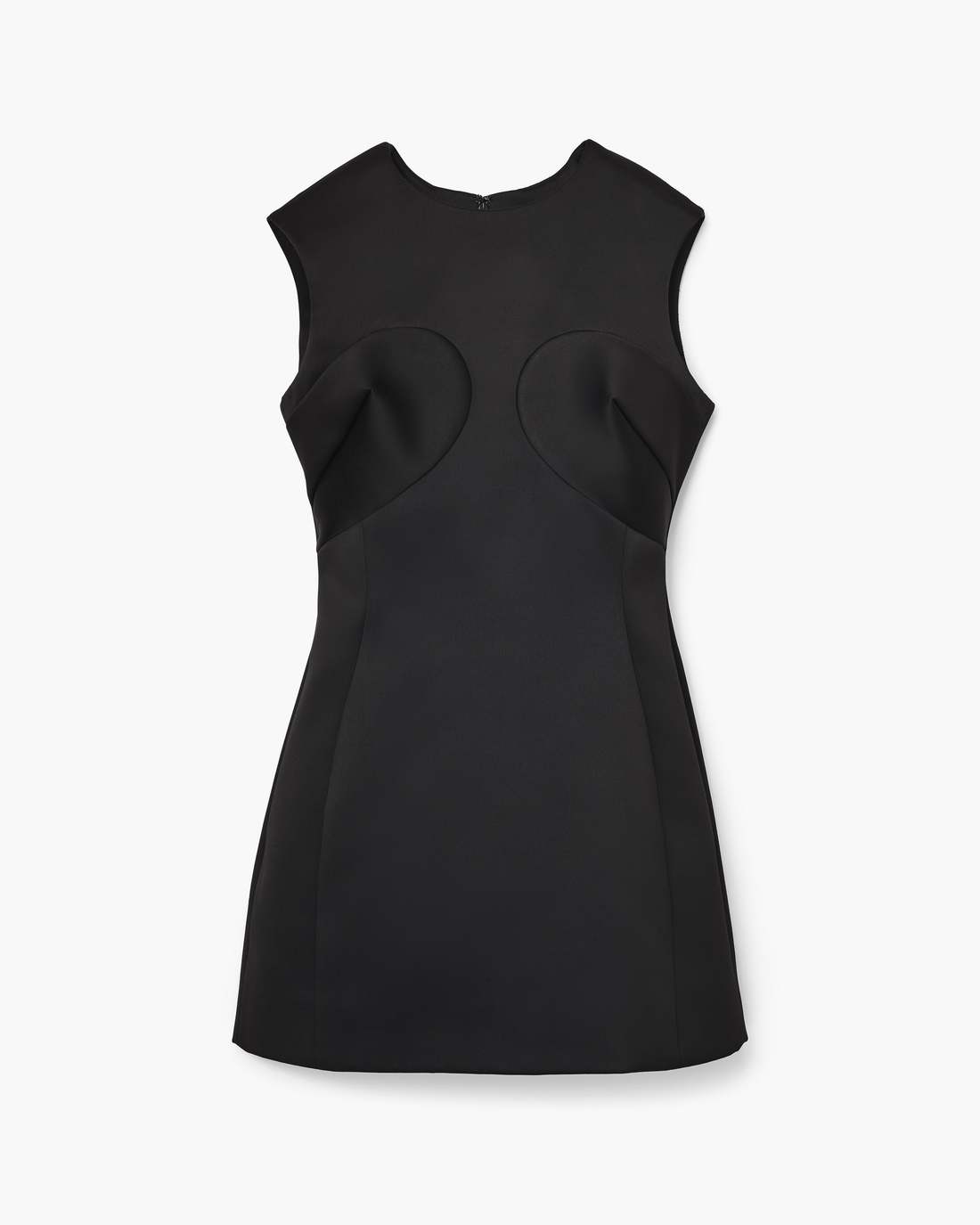 Marc Jacobs Outlet - Seamed Up Satin Dress Black