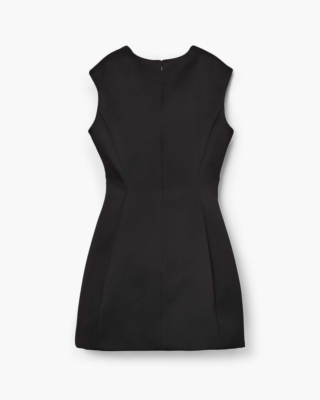 Marc Jacobs Outlet - Seamed Up Satin Dress Black