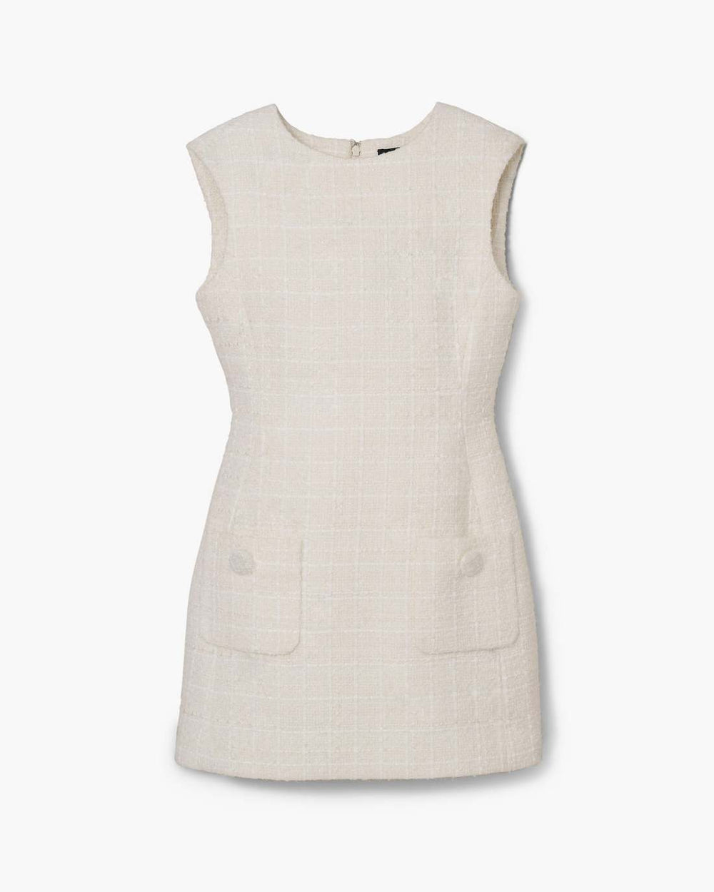 Marc Jacobs US - Sculptural Tweed Dress Ivory