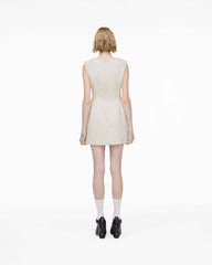 Marc Jacobs US - Sculptural Tweed Dress Ivory