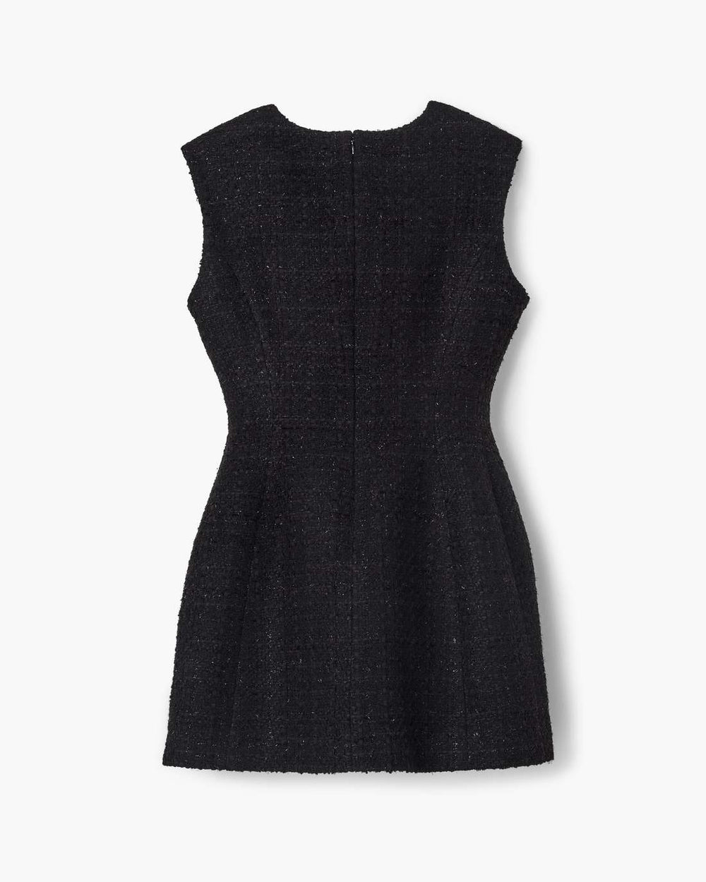 Marc Jacobs New - Sculptural Tweed Dress Black