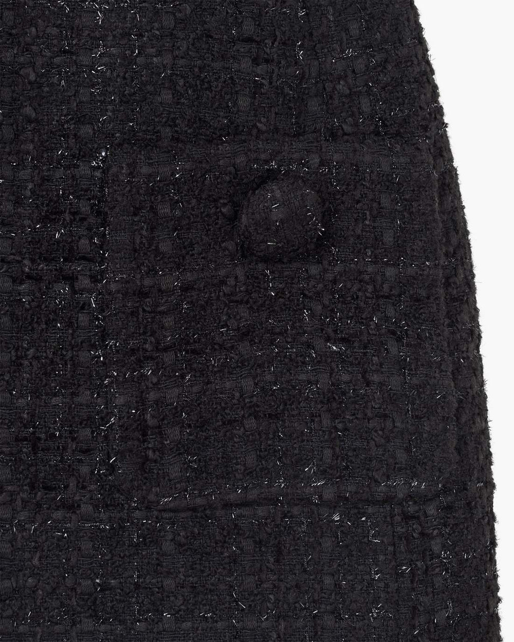 Marc Jacobs New - Sculptural Tweed Dress Black