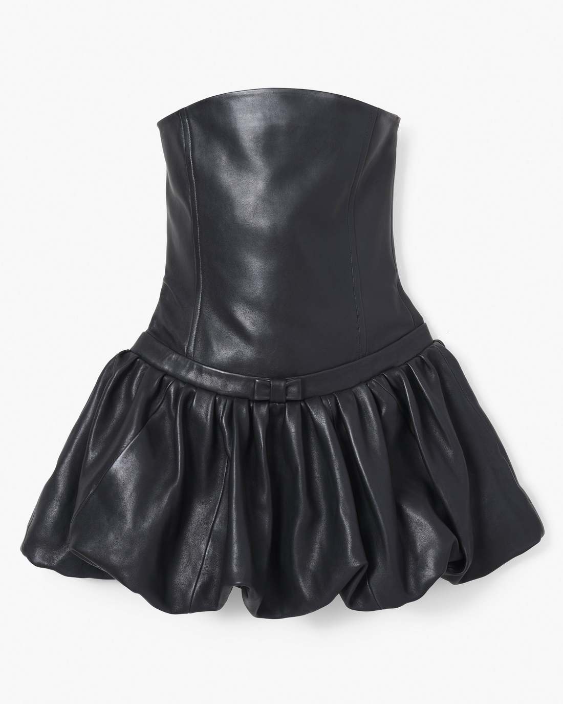 Marc Jacobs For Sale - The Leather Bubble Dress Black