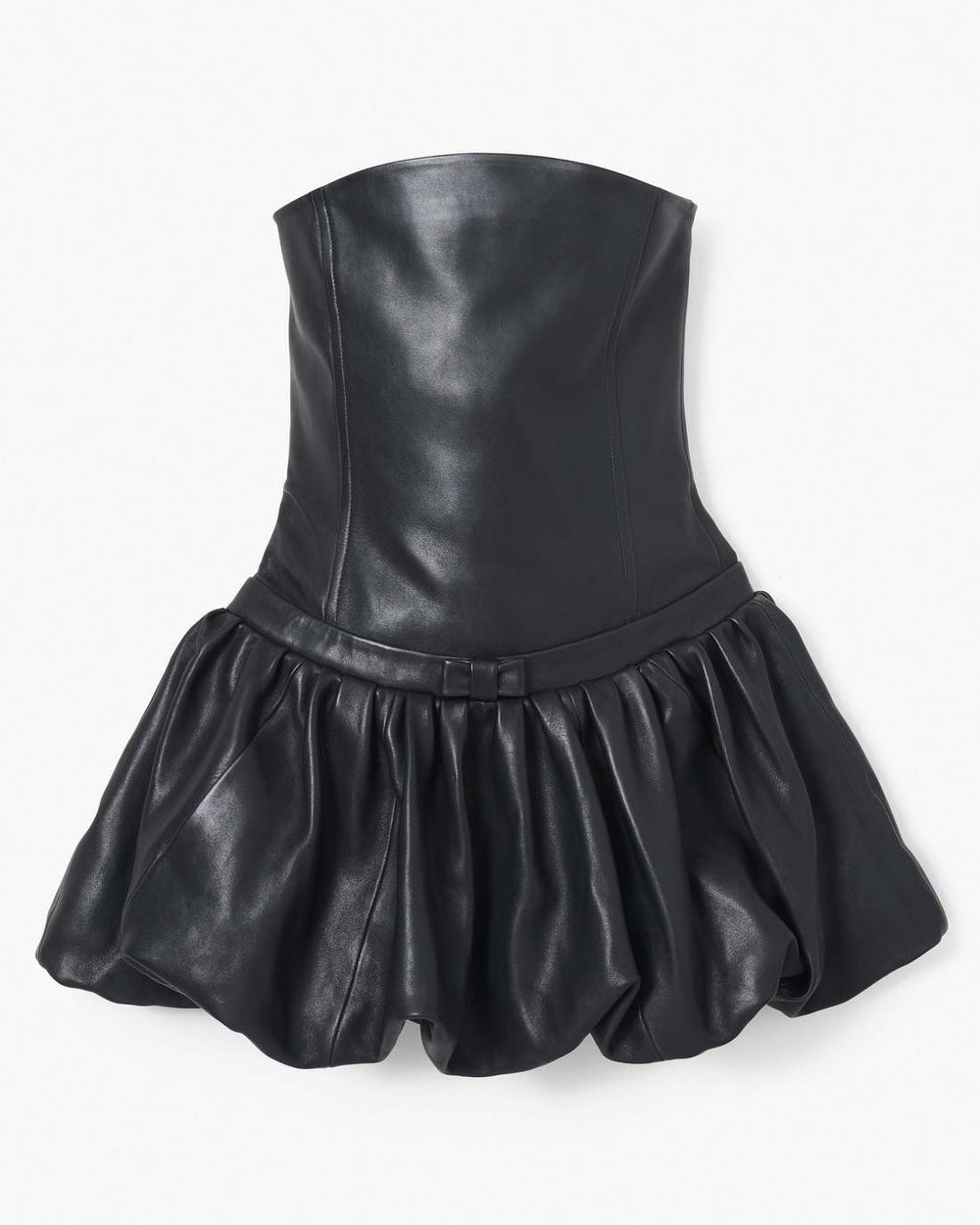 Marc Jacobs For Sale - The Leather Bubble Dress Black