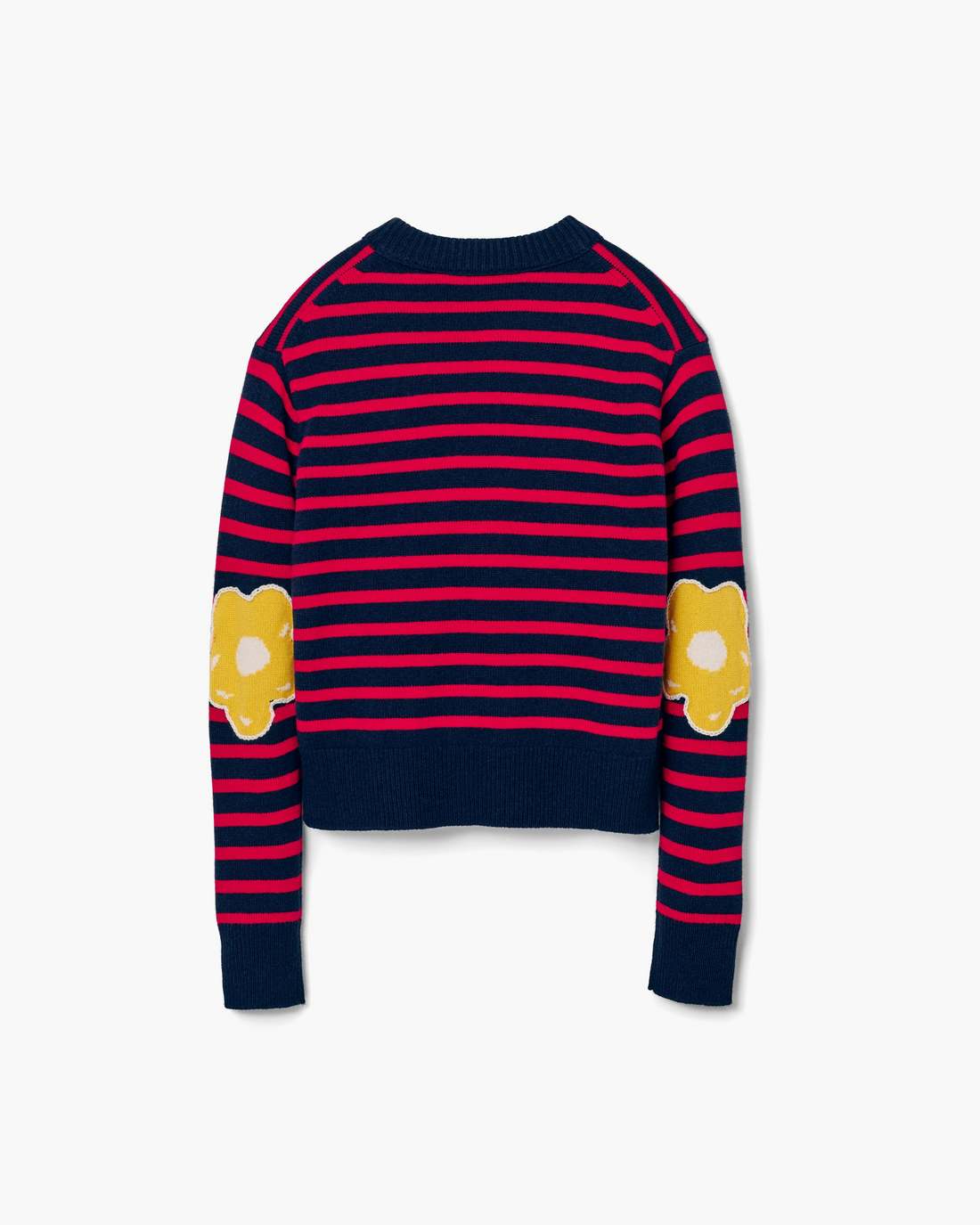 Marc Jacobs New - Joy Striped Crewneck Navy/Red