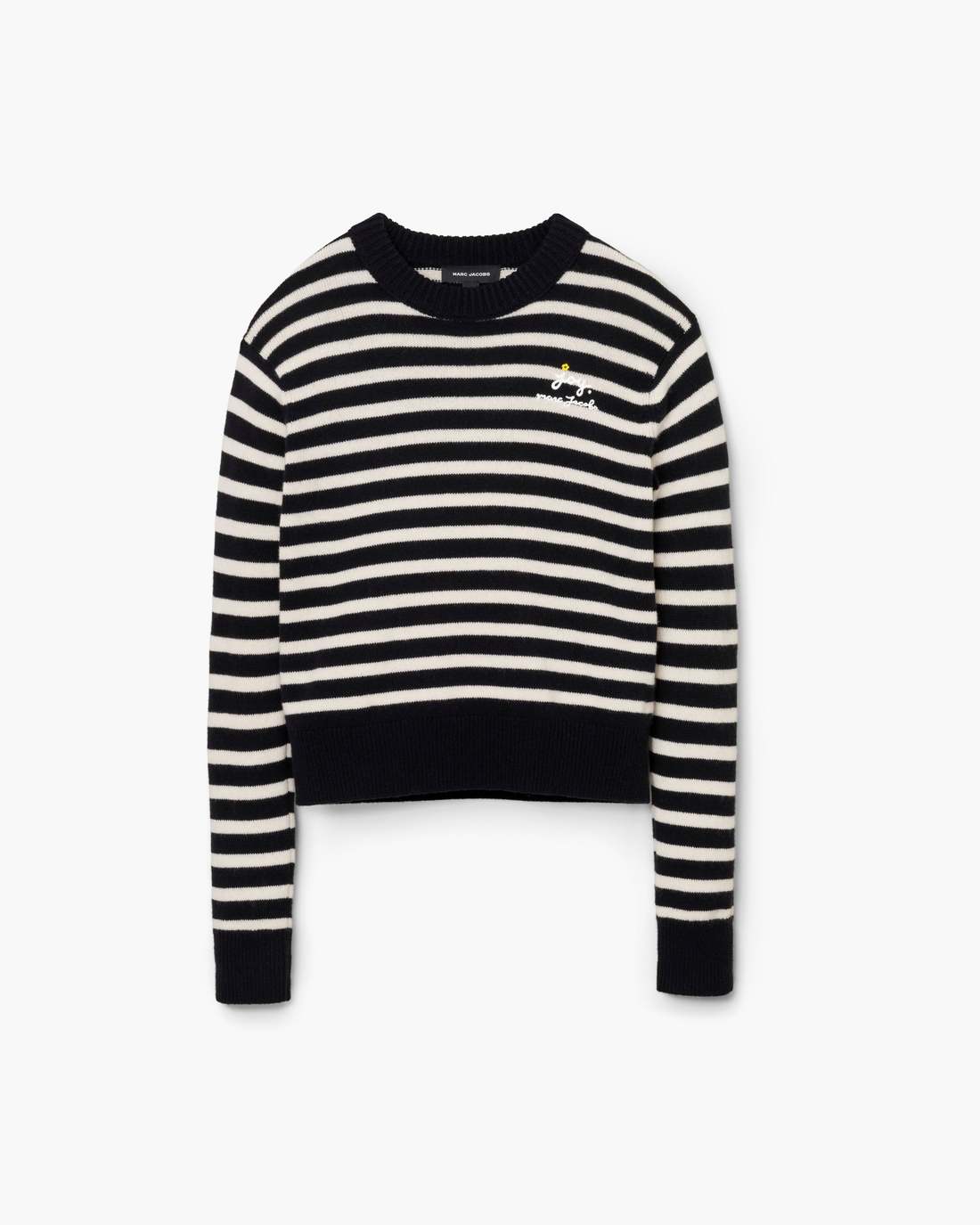 Marc Jacobs Online - Joy Striped Crewneck Black/White