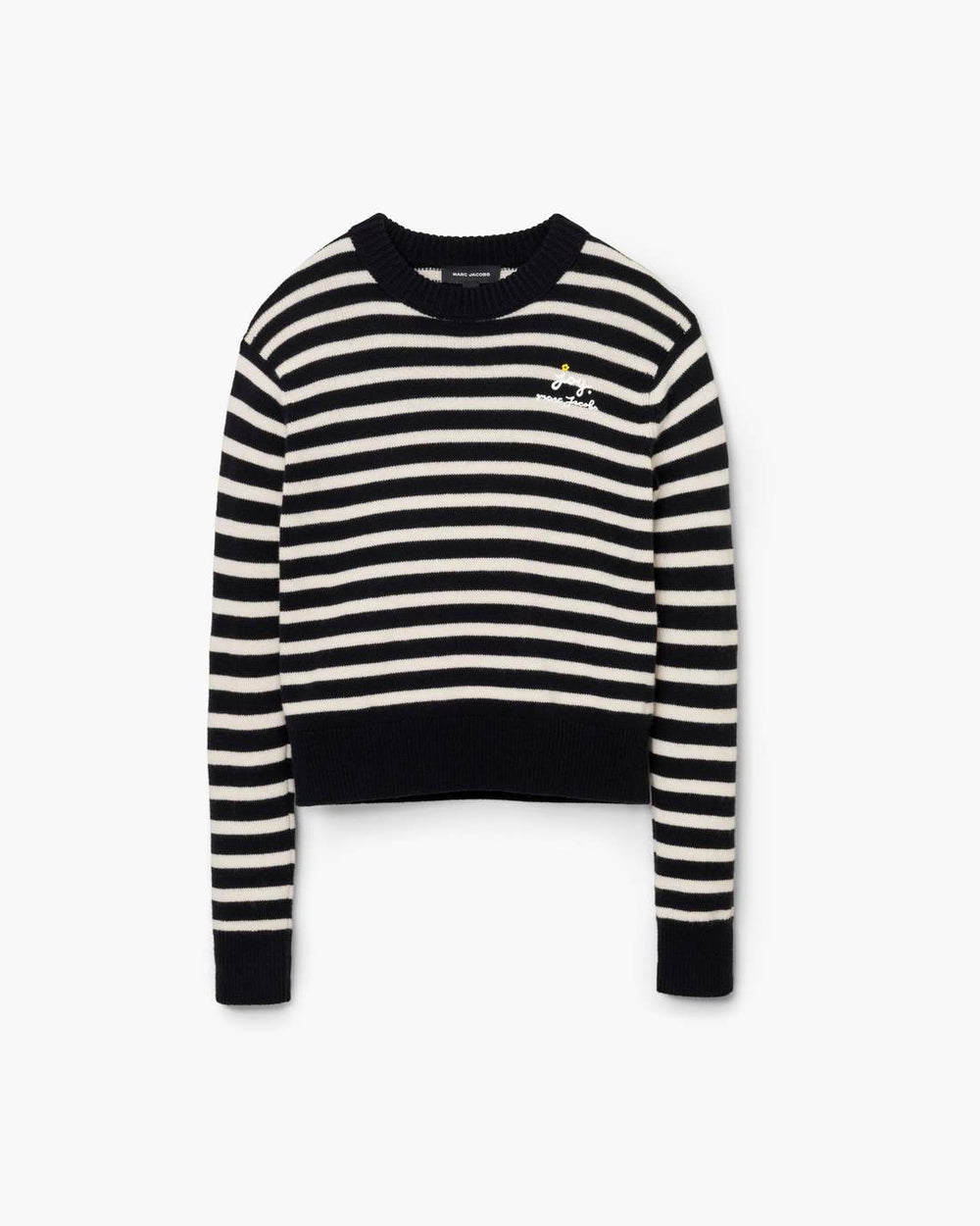 Marc Jacobs Online - Joy Striped Crewneck Black/White
