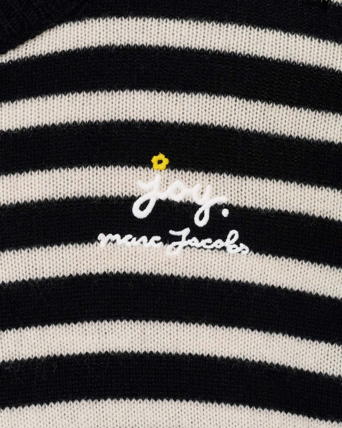 Marc Jacobs Online - Joy Striped Crewneck Black/White