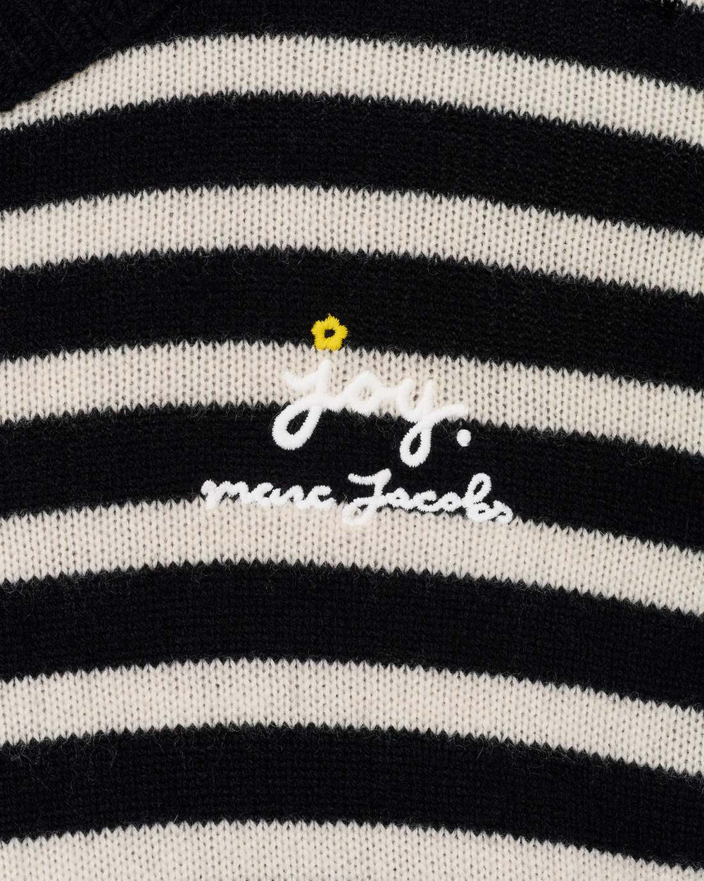Marc Jacobs Online - Joy Striped Crewneck Black/White