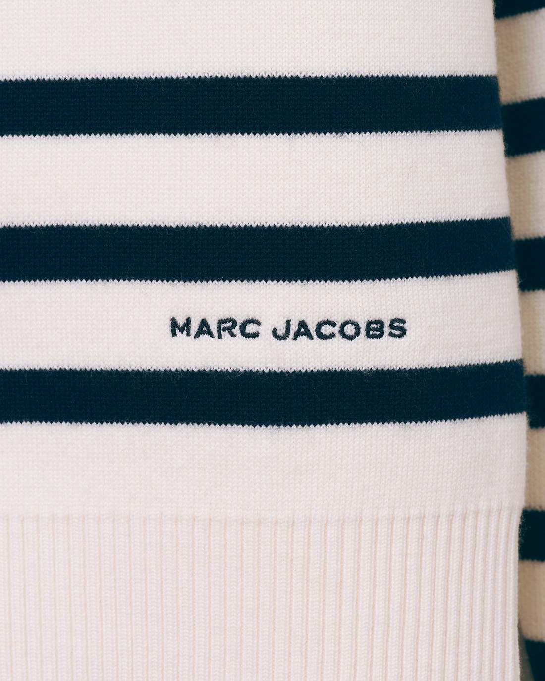 Marc Jacobs Online - Breton Stripe Crewneck White/Navy