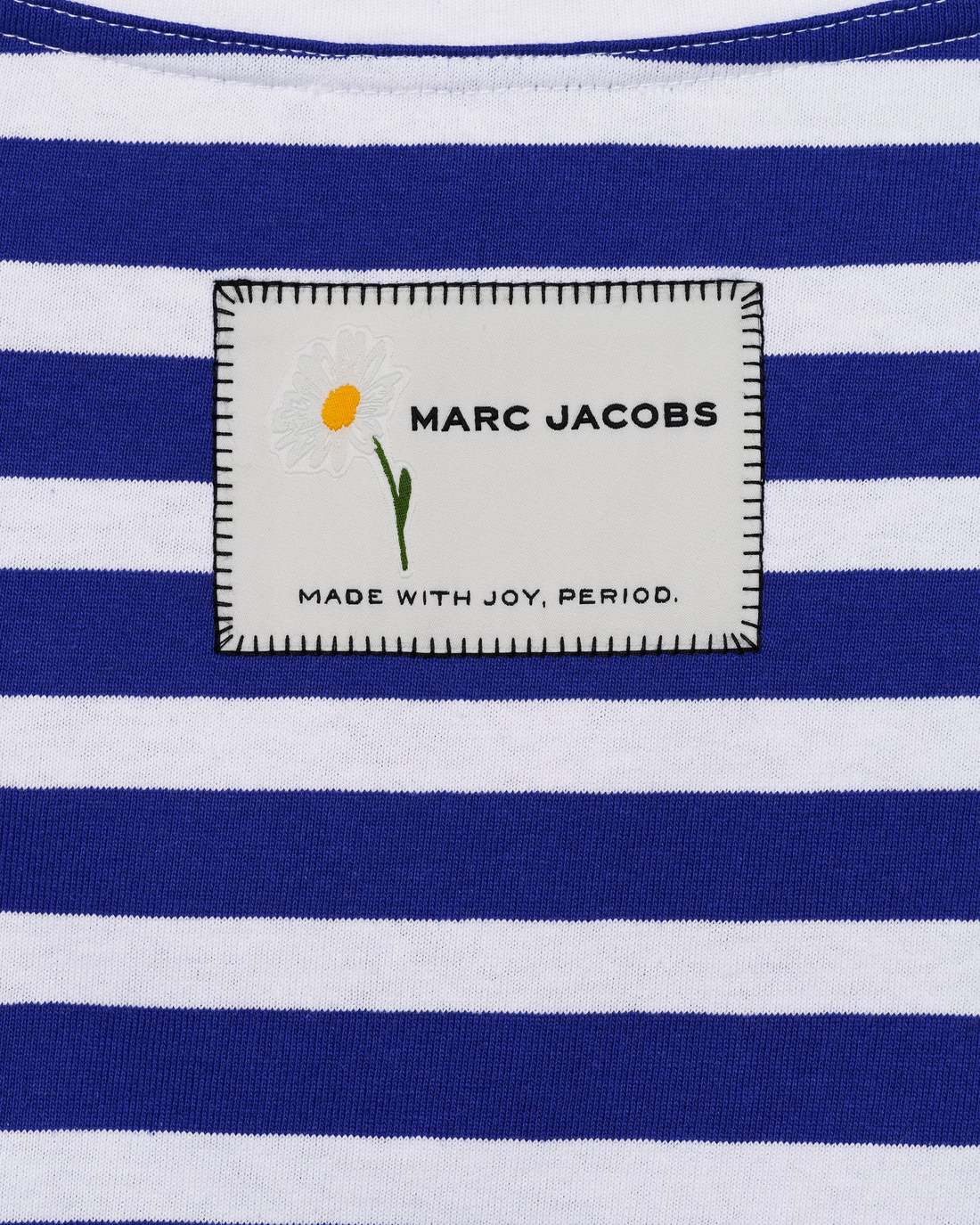 Marc Jacobs Sale - Daisy Striped Longsleeve Pansy/White