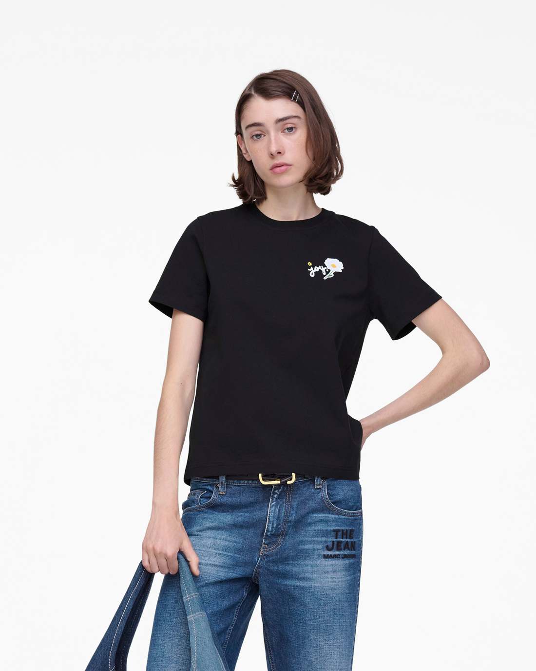 Marc Jacobs Outlet - Marc Is Joy Daisy Baby Tee Black
