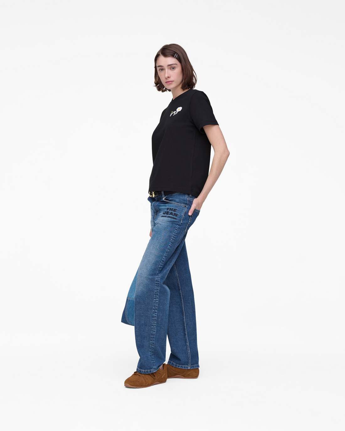 Marc Jacobs Outlet - Marc Is Joy Daisy Baby Tee Black