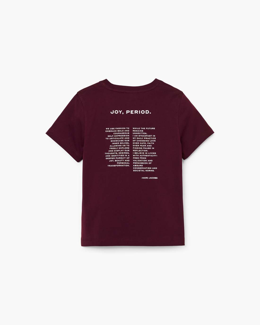 Marc Jacobs US - Joy. Slim Tee Dark Plum