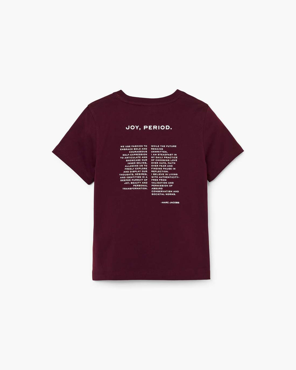 Marc Jacobs US - Joy. Slim Tee Dark Plum