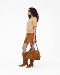 Marc Jacobs Online - Trompe L'Oeil Knit Polo Camel
