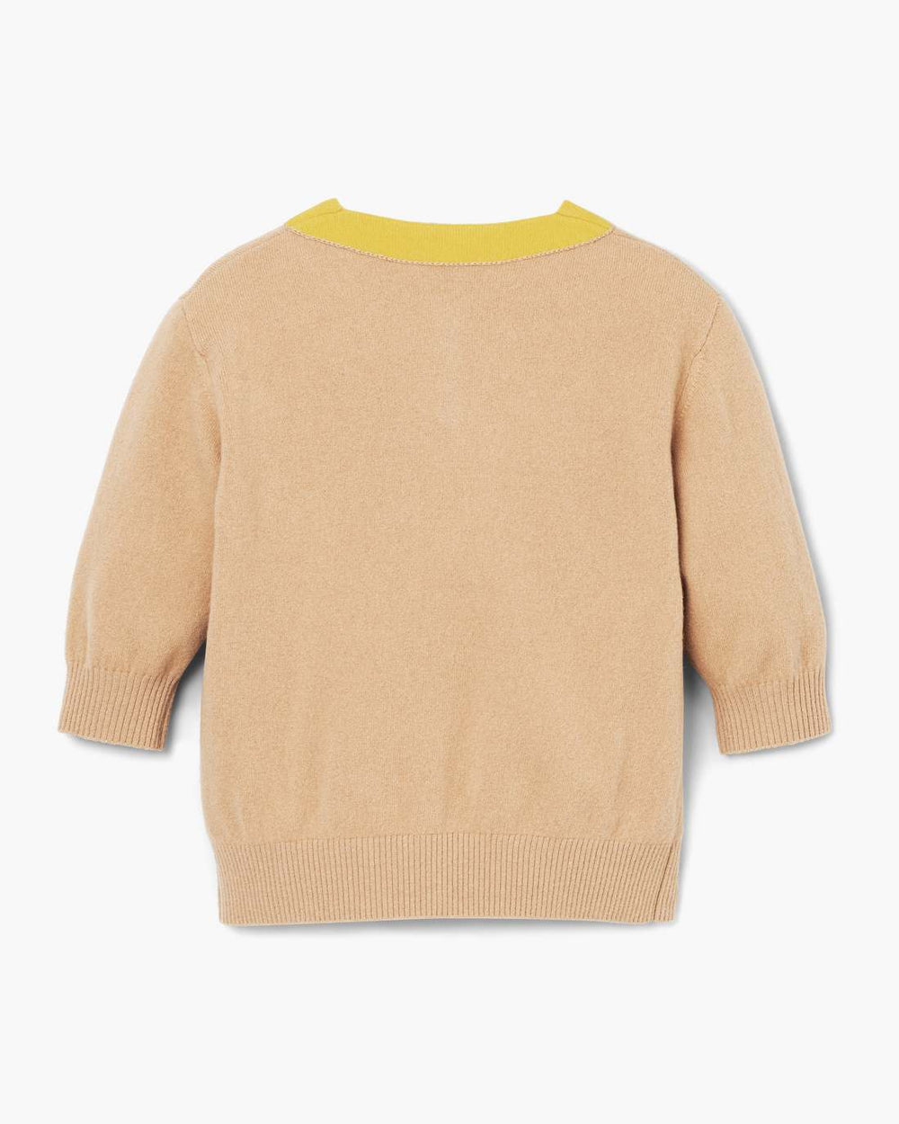 Marc Jacobs Online - Trompe L'Oeil Knit Polo Camel