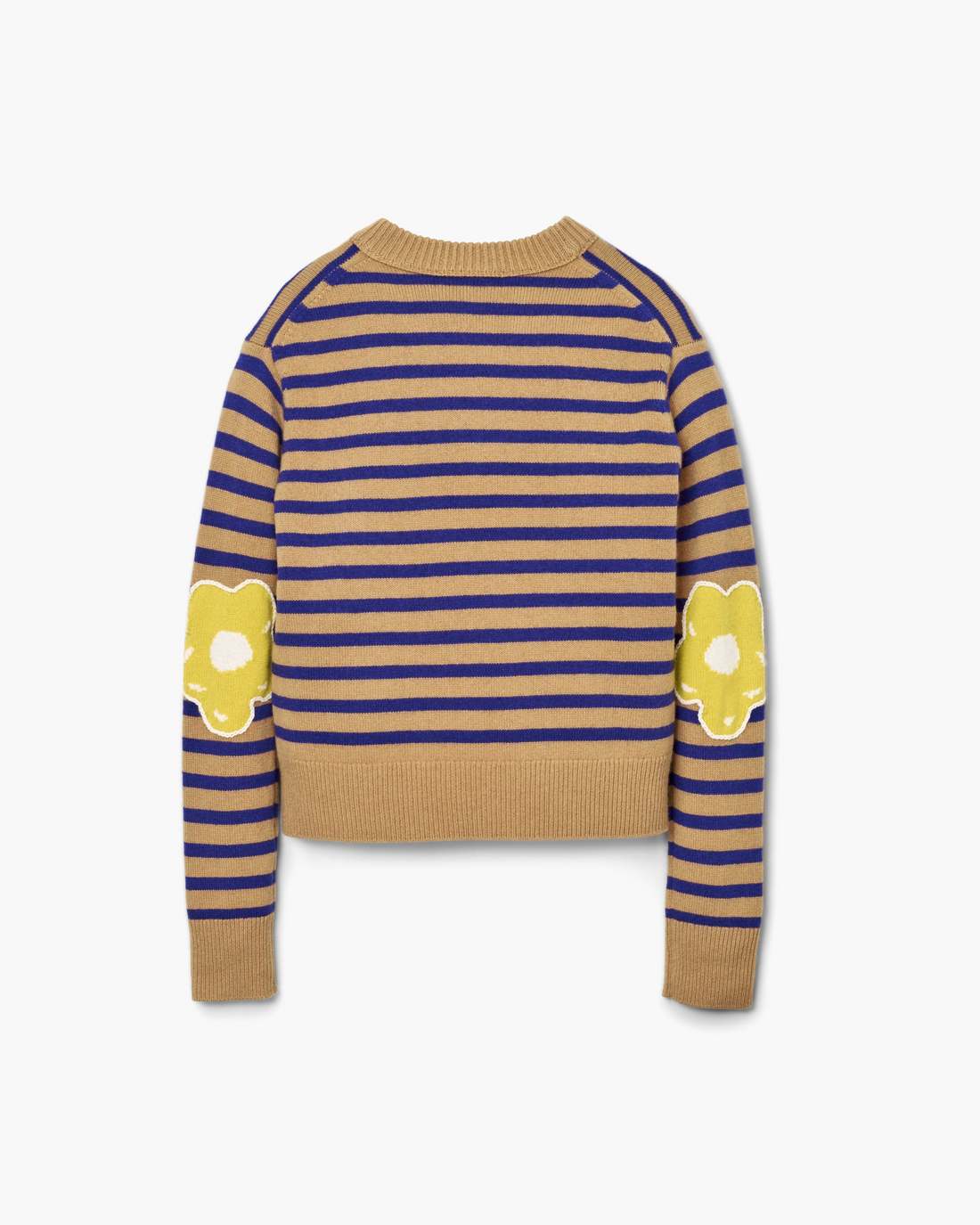 Marc Jacobs Sale - Joy Striped Crewneck Camel/Pansy