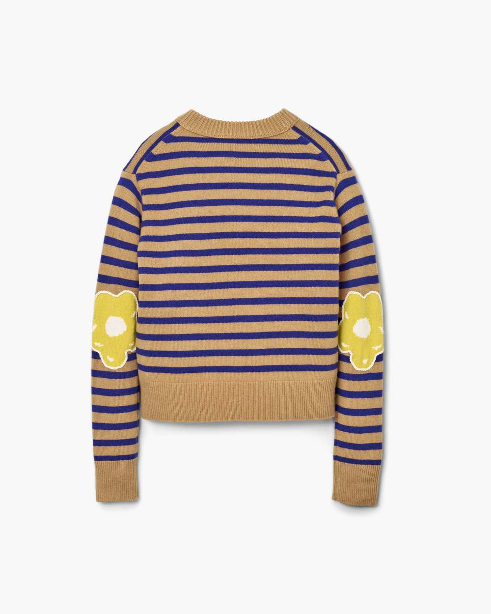 Marc Jacobs Sale - Joy Striped Crewneck Camel/Pansy