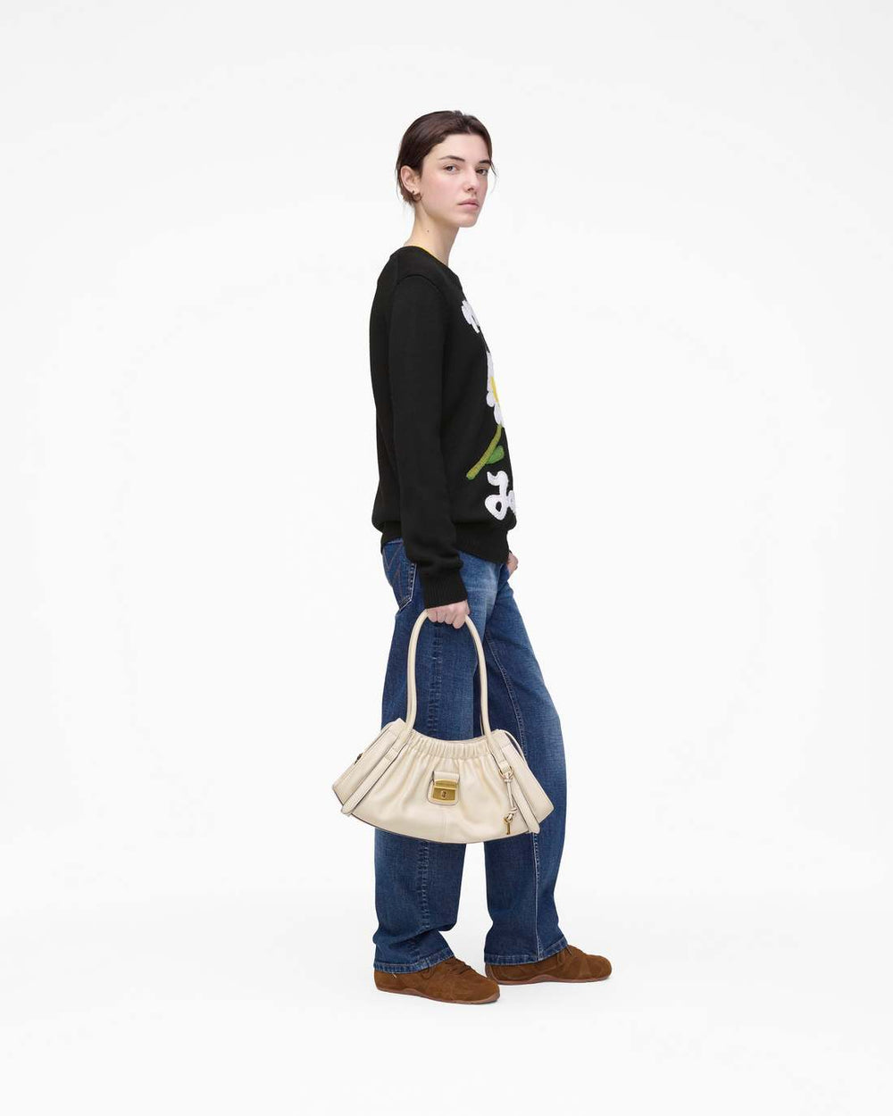 Marc Jacobs Discount - Marc Is Joy Jacquard Crewneck Black