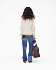 Marc Jacobs For Sale - Marc Is Joy Jacquard Crewneck Ivory