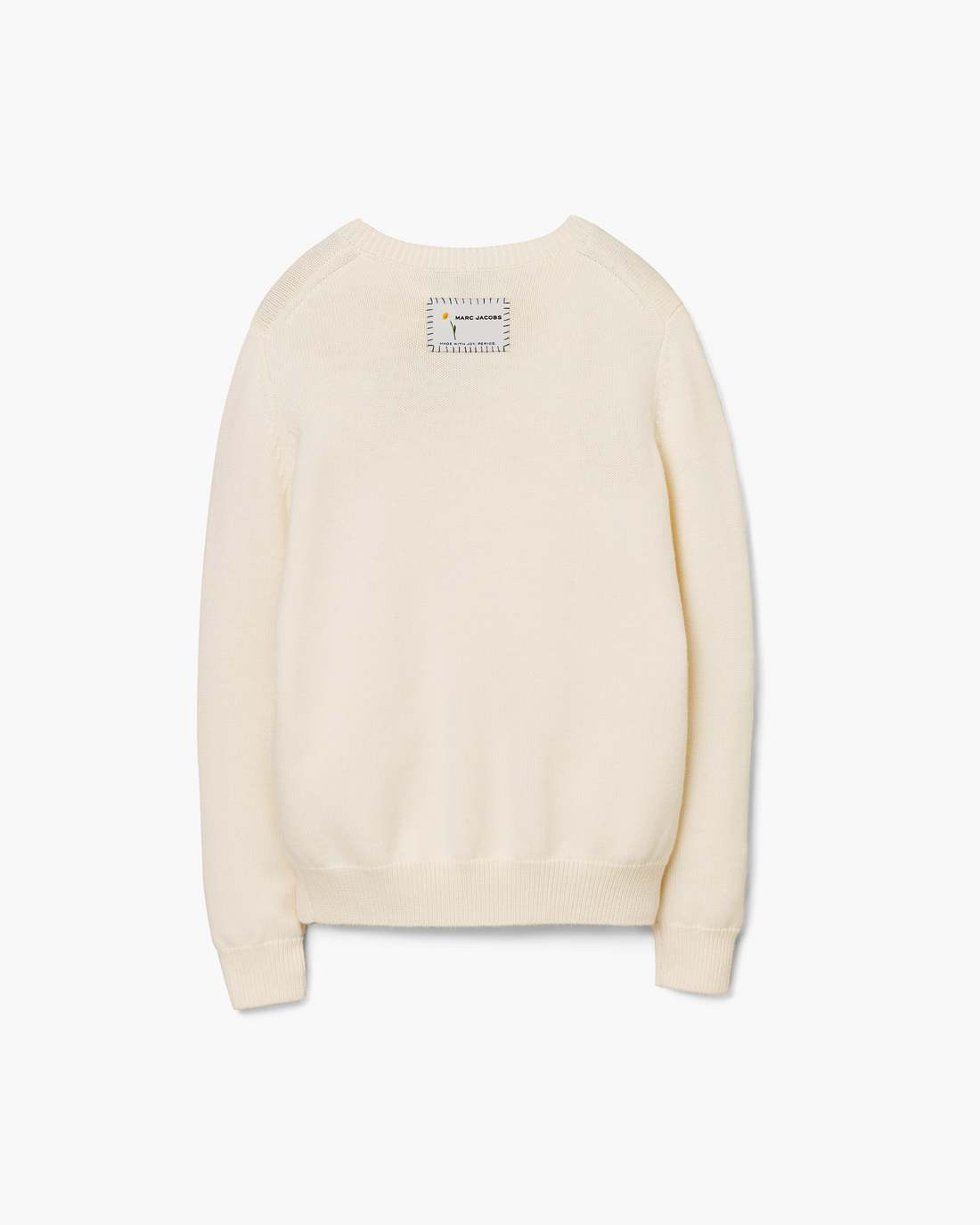 Marc Jacobs For Sale - Marc Is Joy Jacquard Crewneck Ivory