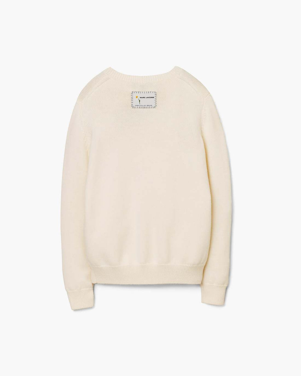 Marc Jacobs For Sale - Marc Is Joy Jacquard Crewneck Ivory