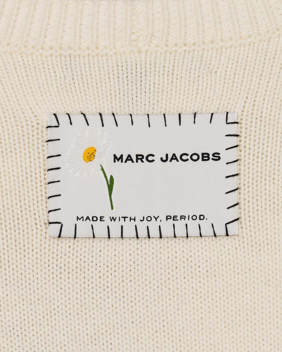 Marc Jacobs For Sale - Marc Is Joy Jacquard Crewneck Ivory