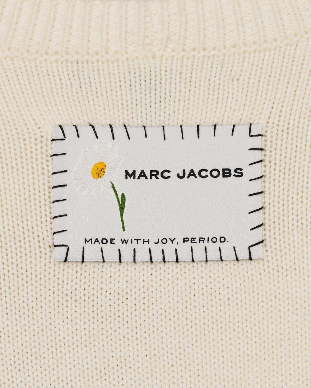 Marc Jacobs For Sale - Marc Is Joy Jacquard Crewneck Ivory