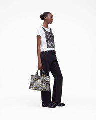 Marc Jacobs US - Trompe L'Oeil Eyelet Slim Tee White Multi