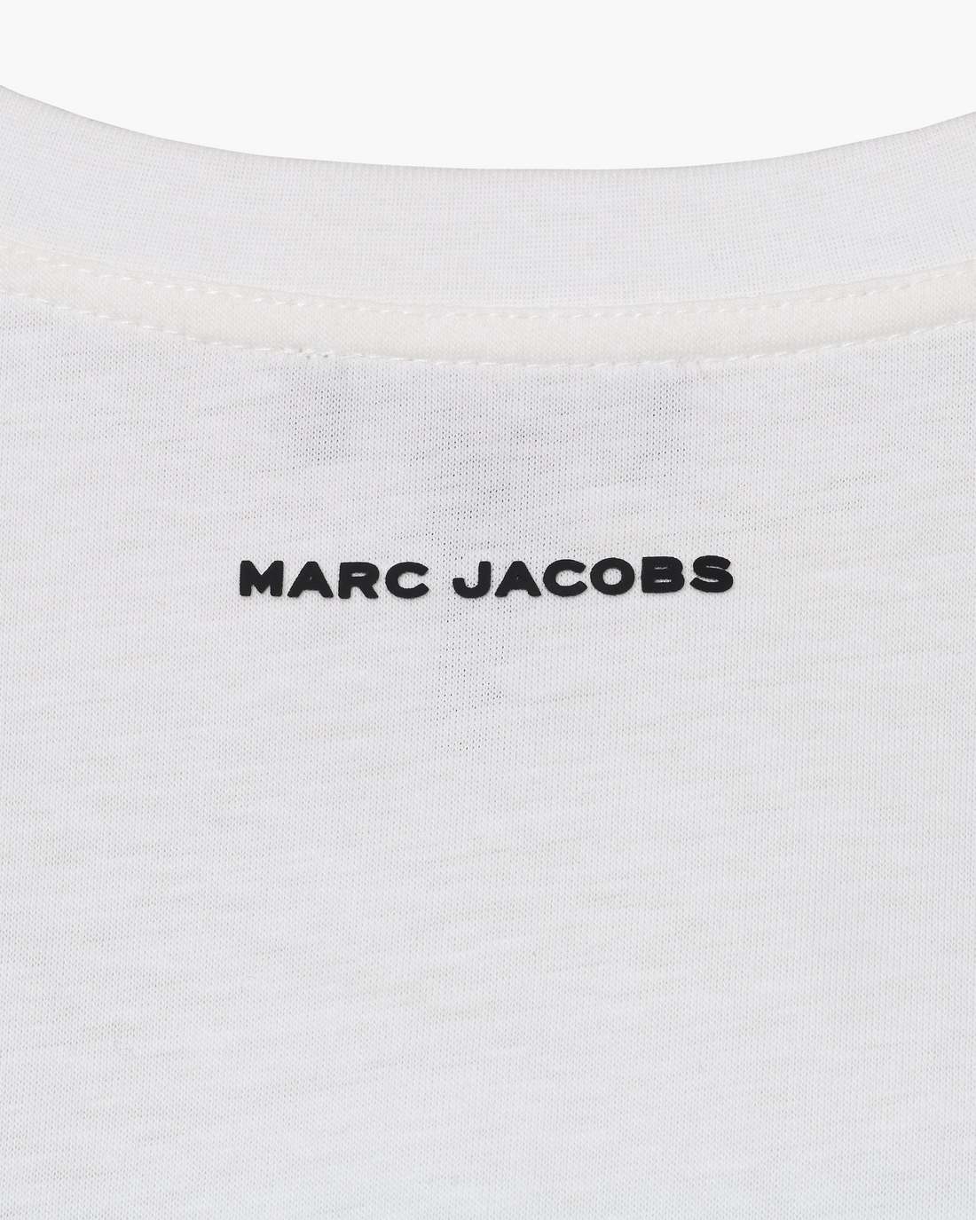 Marc Jacobs US - Trompe L'Oeil Eyelet Slim Tee White Multi
