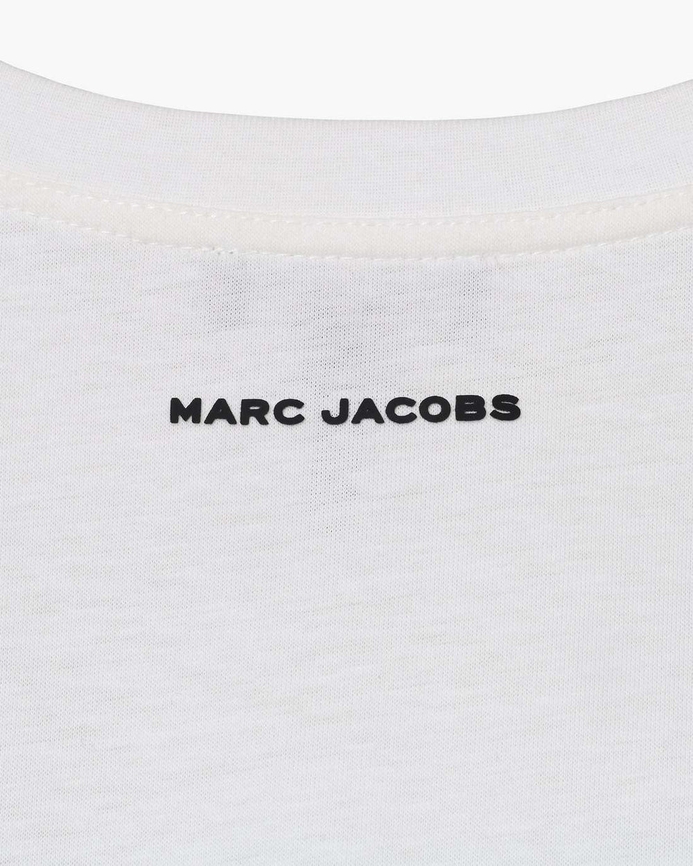 Marc Jacobs US - Trompe L'Oeil Eyelet Slim Tee White Multi