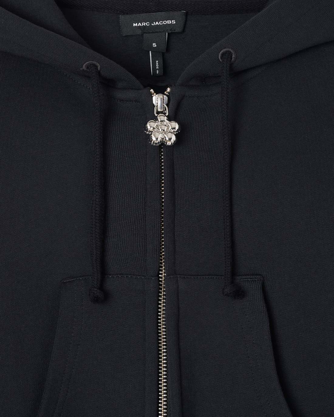 Marc Jacobs Online - Charm Cropped Hoodie Black