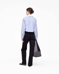 Marc Jacobs Sale - The Cropped Femme Shirt Blue Multi