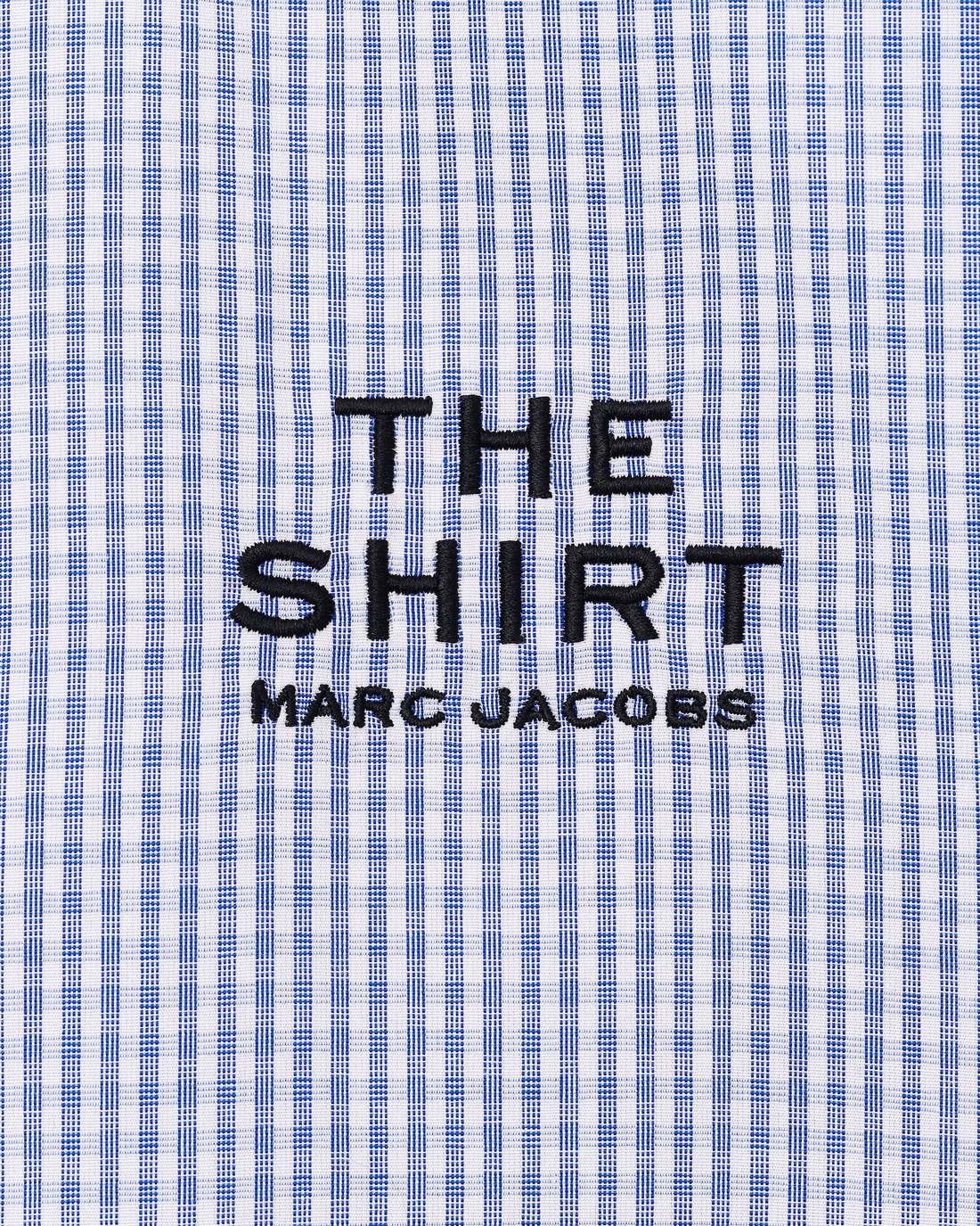 Marc Jacobs Sale - The Cropped Femme Shirt Blue Multi