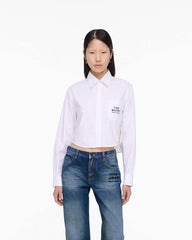 Marc Jacobs Discount - THE CROPPED FEMME SHIRT White